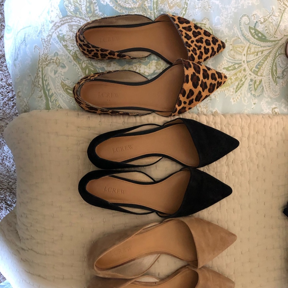 Lot of 3 J. Crew D’Orsay Flats - 9